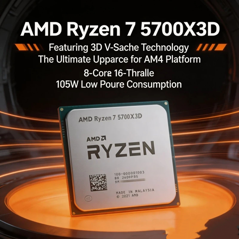Pc Gaming Rtx 4060 - ซีพียู AMD Ryzen 7 5700X3D สำหรับคอมพิวเตอร์เกมมิ่งที่ใช้