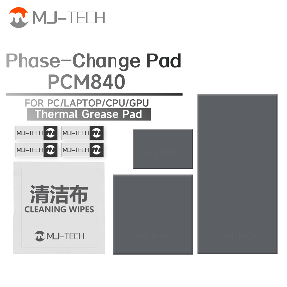 Laptop Cooling Pad - แผ่นเปลี่ยนเฟส MJ-TECH PCM840 8.4W/mk วัสดุระบายความร้อนสำหรับแล็ปท็อป/ซีพียู/จีพียู ฮีทซิงค์