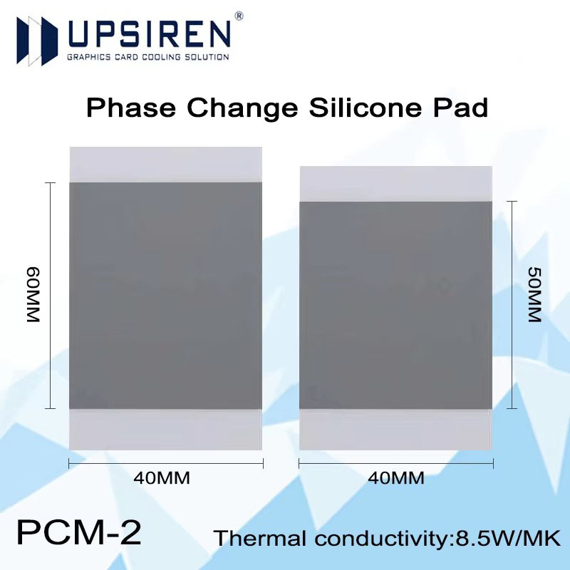 Laptop Cooling Pad - UPSIREN PCM-1PCM-2 8.5 W/mk ซิลิโคนจาระบีเปลี่ยนเฟสซิลิโคน Pad