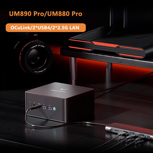 Pc Gaming Ryzen - มินิพีซีสำหรับเล่นเกม MINISFORUM OCuLink รุ่น UM890 UM880