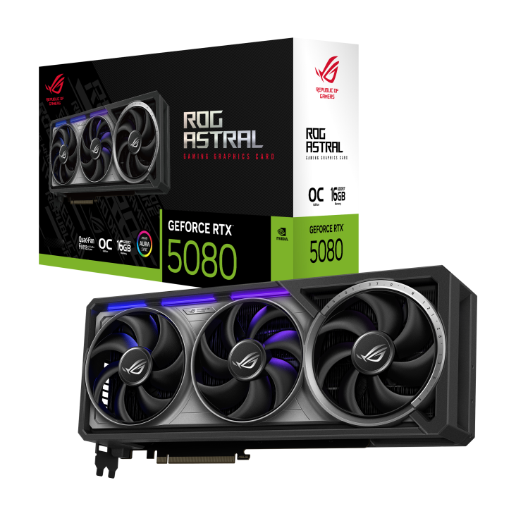 Pc Gaming Nvidia 5080 - การ์ดจอเกมมิ่ง ROG Astral GeForce RTX 5080