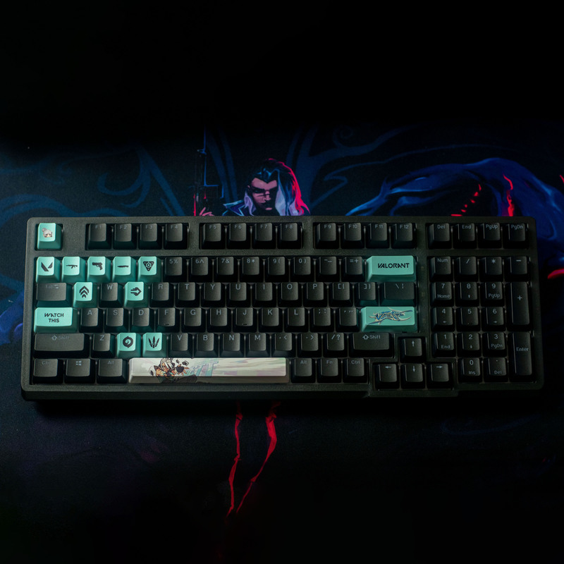 คีย์แคปธีม VALORANT แบบปรับแต่ - Pc Gaming Valorant บทวิจารณ์และราคา