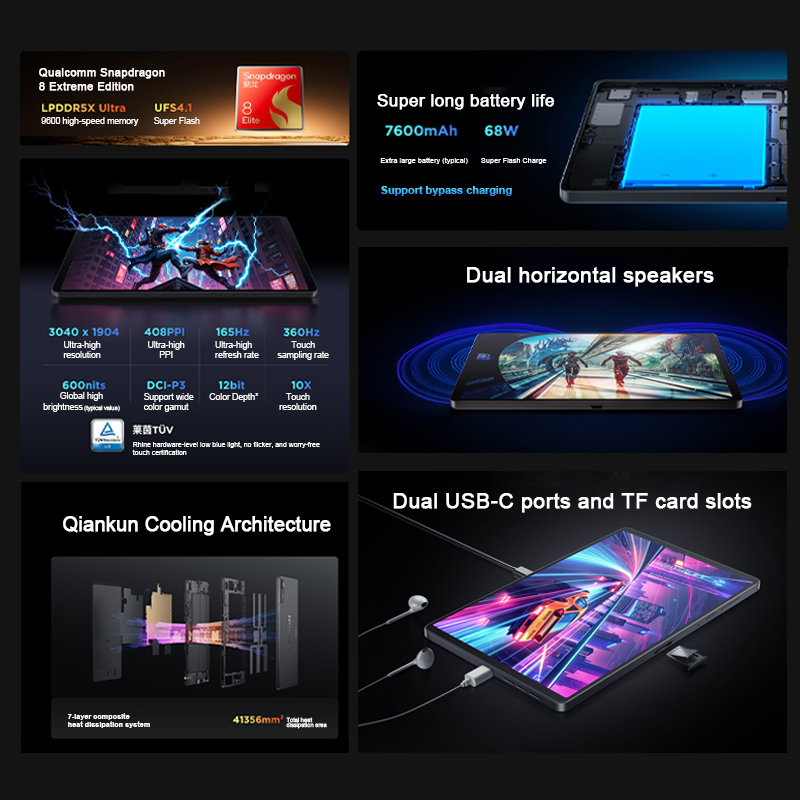 Lenovo Legion Y700 แท็บเล็ตเกม - Pc Gaming Lenovo Legion บทวิจารณ์และราคา