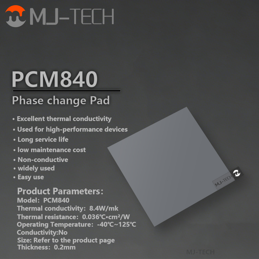 แผ่นเปลี่ยนเฟส MJ-TECH PCM840  - Laptop Cooling Pad บทวิจารณ์และราคา