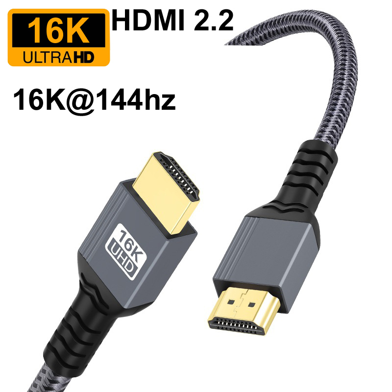 สาย HDMI 2.2 ชุบทองแบบถัก 0.5  - Pc Gaming Vs Ps5 บทวิจารณ์และราคา