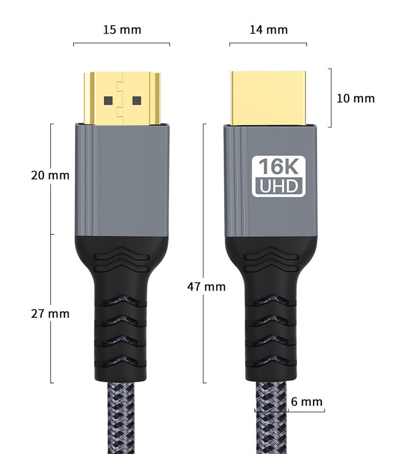 สาย HDMI 2.2 ชุบทองแบบถัก 0.5  - Pc Gaming Vs Ps5 บทวิจารณ์และราคา