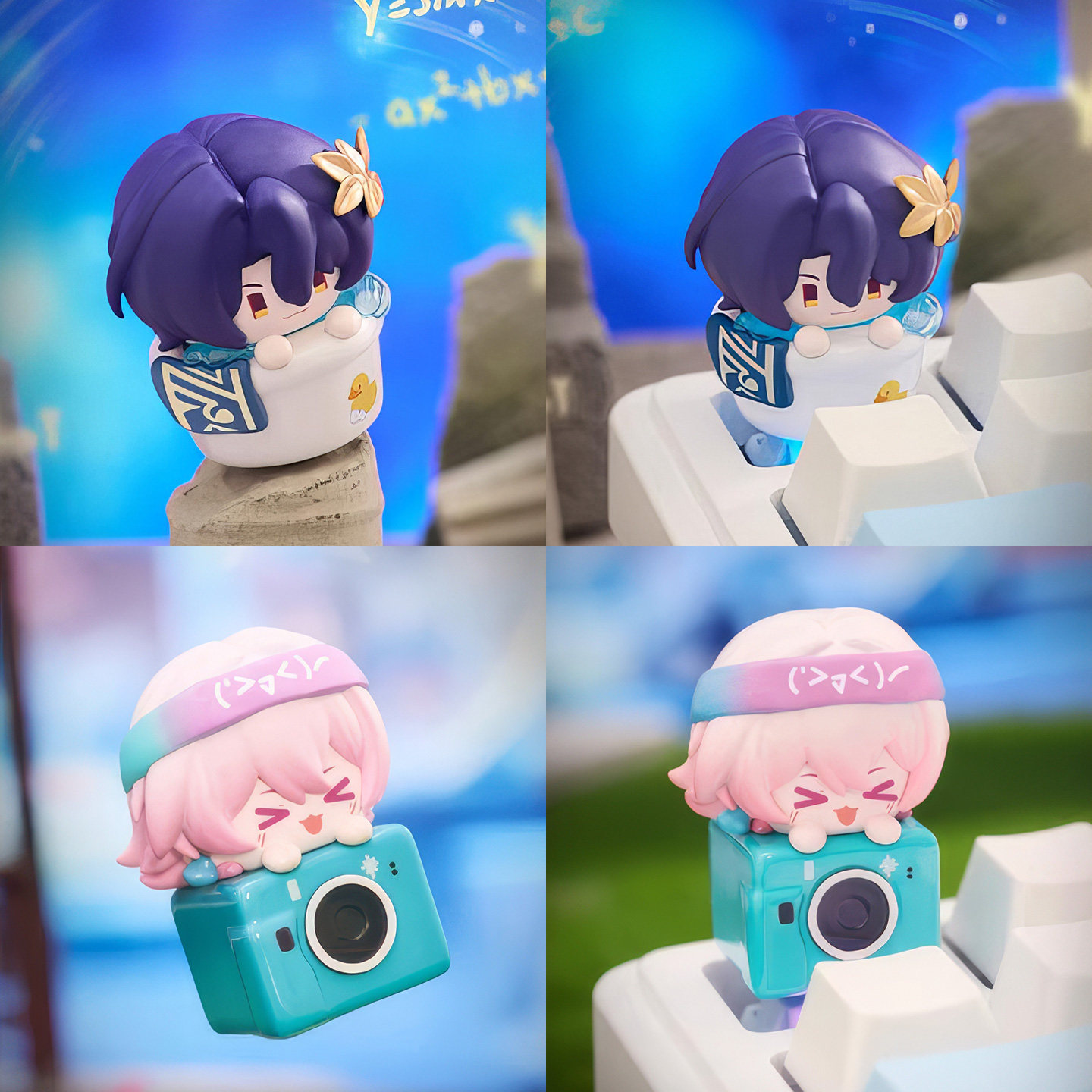 กล่องสุ่มคีย์แคป Mihoyo Honkai - Pc Gaming Aesthetic บทวิจารณ์และราคา