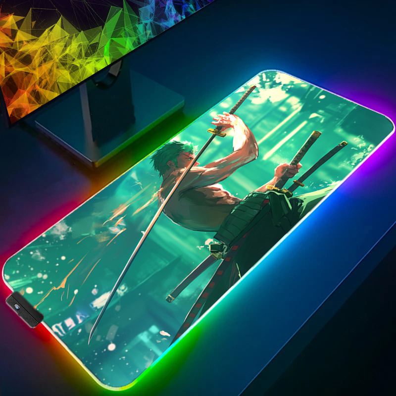 ONE PIECE Zoro Mouse Pad RGB อ - Pc Gaming Nzxt บทวิจารณ์และราคา
