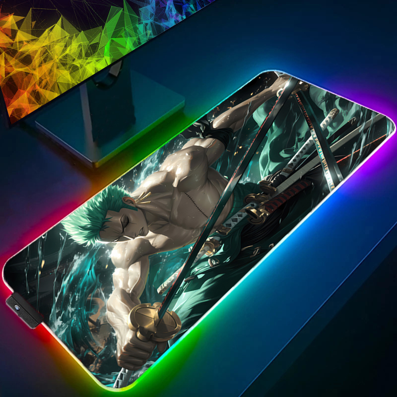 ONE PIECE Zoro Mouse Pad RGB อ - Pc Gaming Nzxt บทวิจารณ์และราคา