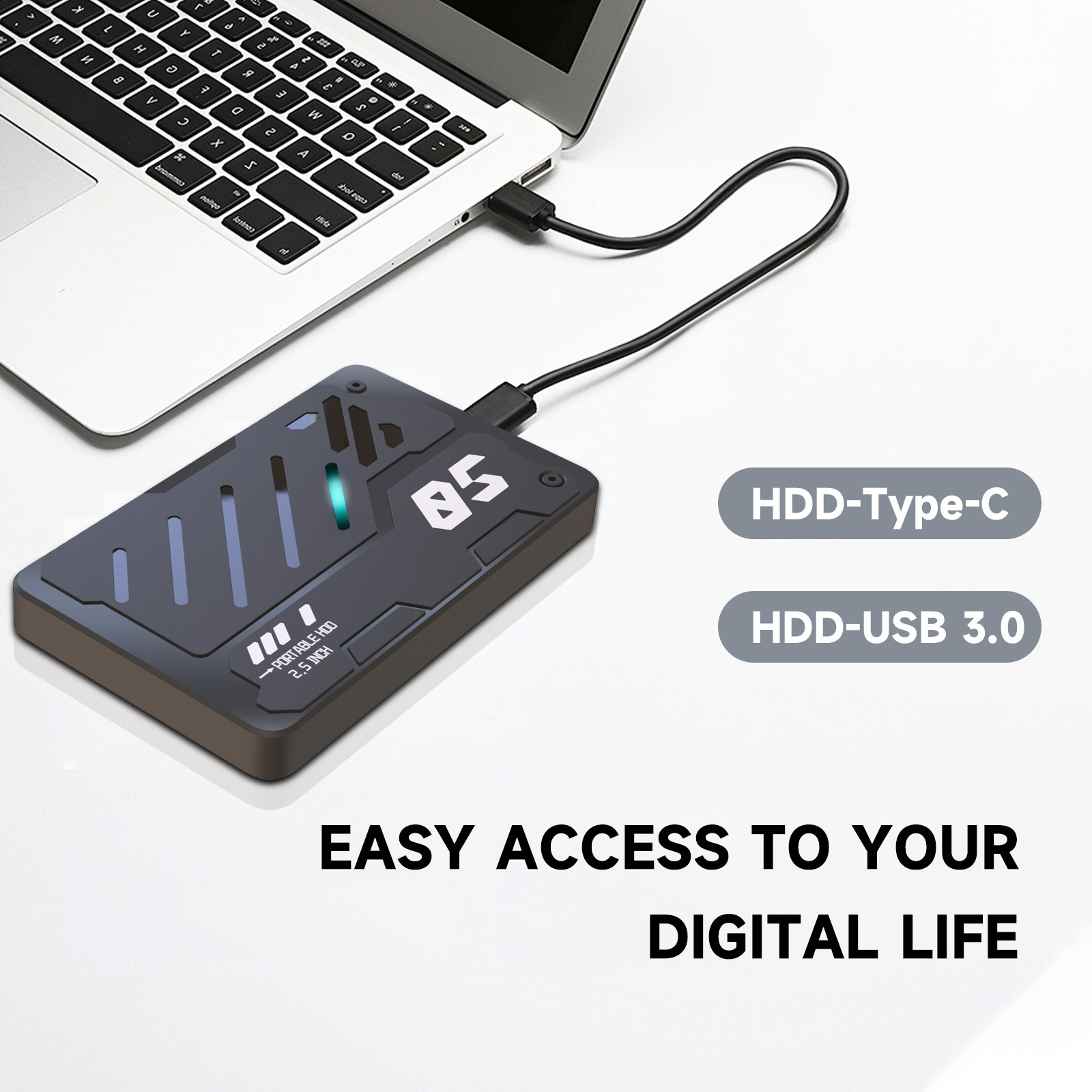 USB3.0 Type-C ฮาร์ดไดรฟ์ภายนอก - Pc Gaming Vs Ps5 บทวิจารณ์และราคา