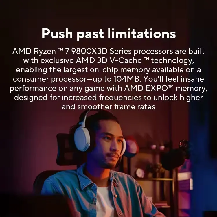 โปรเซสเซอร์ AMD Ryzen 7 9700X  - Pc Gaming Ryzen บทวิจารณ์และราคา