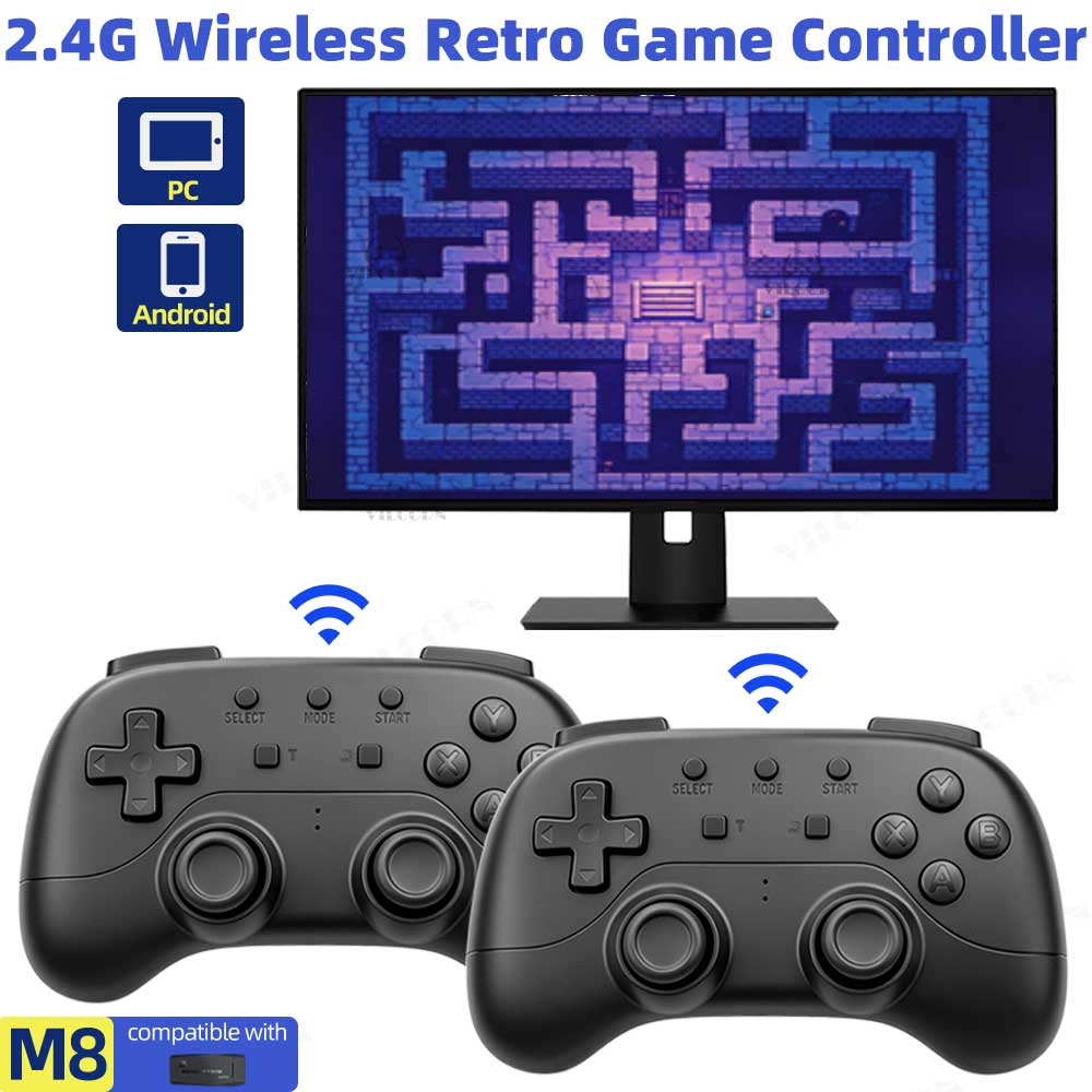 เกมแพดไร้สาย 2.4G ไม่มีดีเลย์  - Android Gaming Emulator Pc บทวิจารณ์และราคา