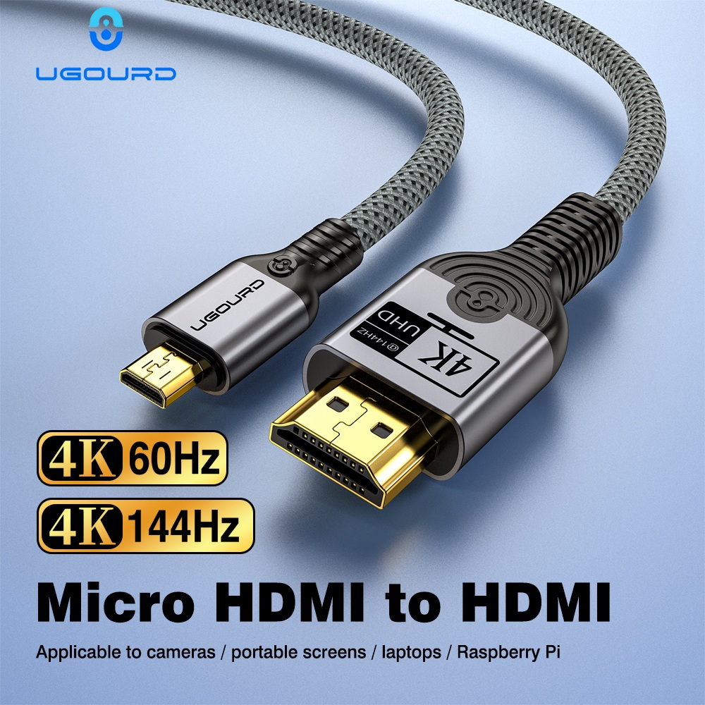 UGOURD สายถักไนลอนไมโคร HDMI เ - High Refresh Monitor บทวิจารณ์และราคา