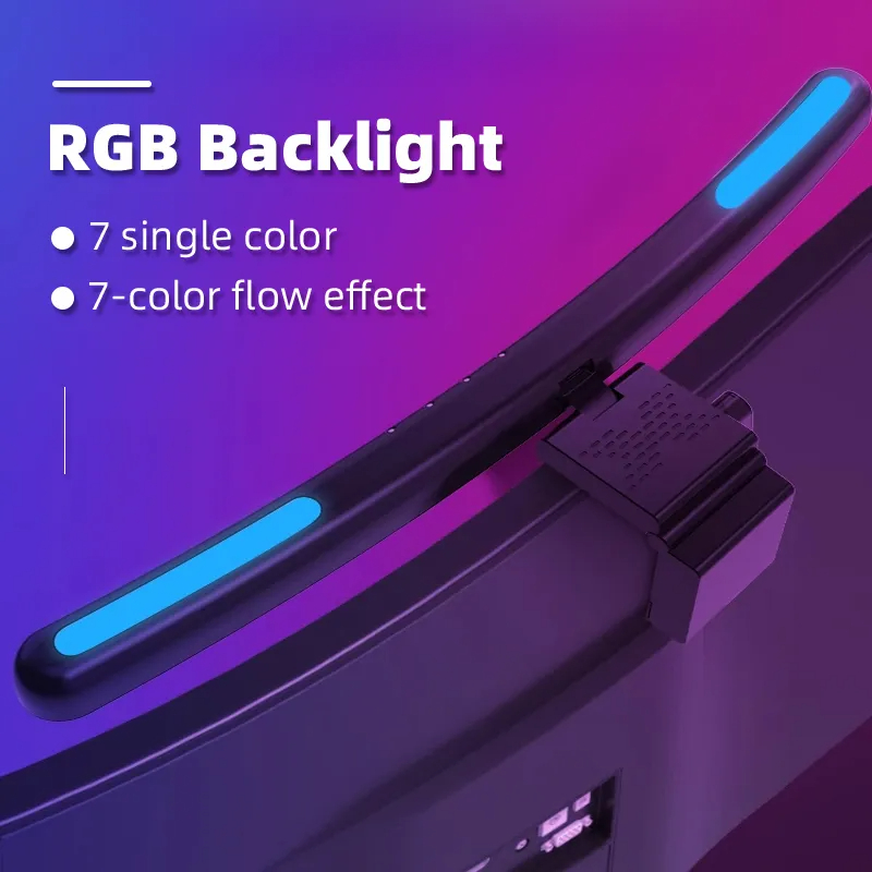 โคมไฟหน้าจอแอลอีดีโค้ง USB RGB - Pc Gaming Aesthetic บทวิจารณ์และราคา
